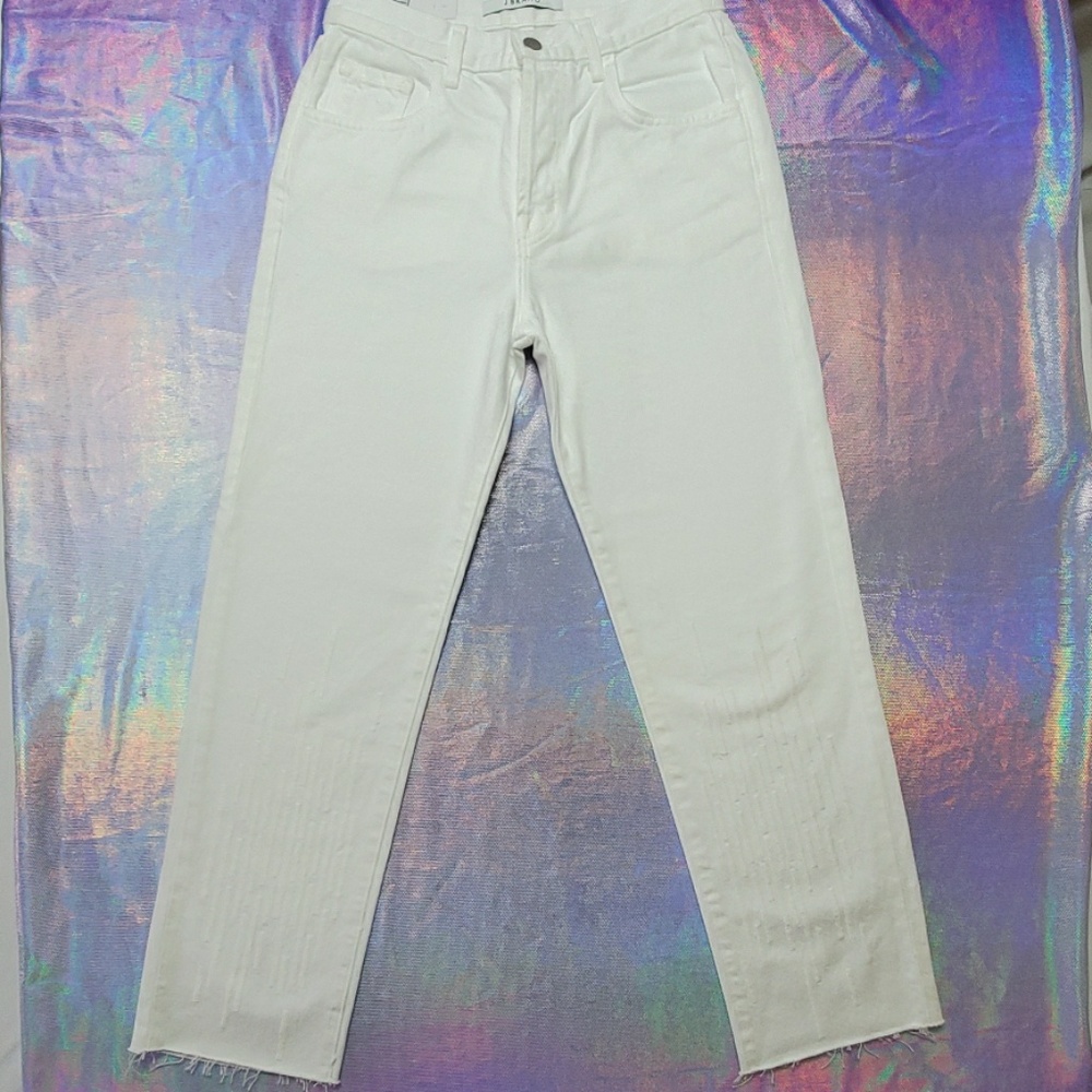 White Cropped Jeans